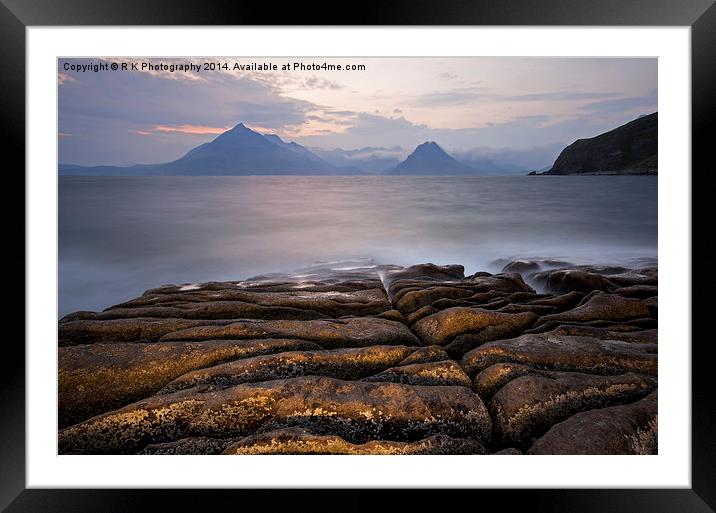 Elgol Framed Mounted Print by R K Photography
