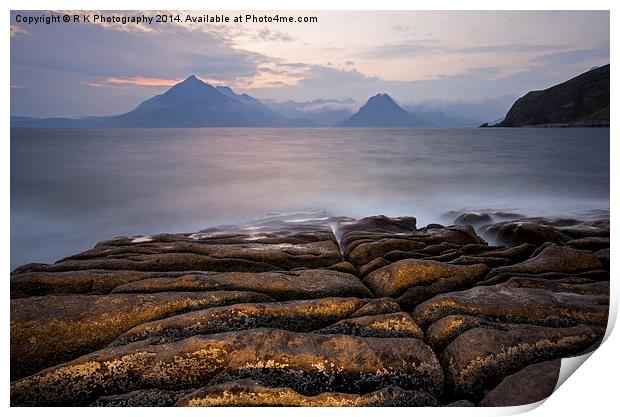 Elgol Print by R K Photography