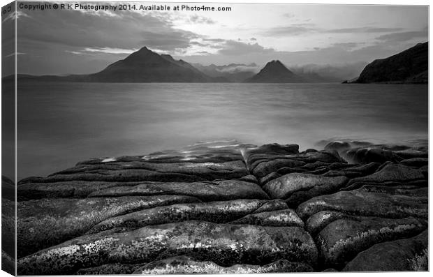 Elgol Canvas Print by R K Photography