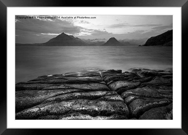 Elgol Framed Mounted Print by R K Photography