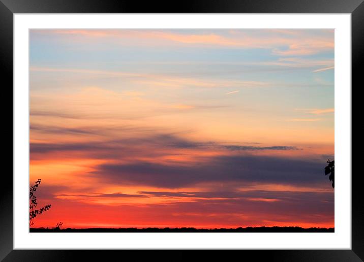 Welsh Sunset Framed Mounted Print by Kayleigh Meek