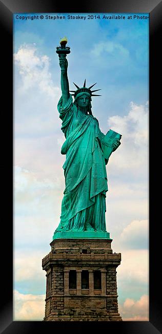 Statue of Liberty Framed Print by Stephen Stookey