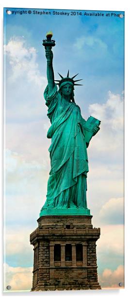 Statue of Liberty Acrylic by Stephen Stookey