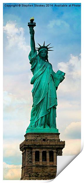 Statue of Liberty Print by Stephen Stookey