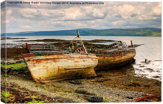 Beached Canvas Print by Jamie Green
