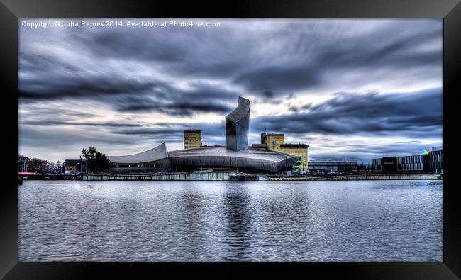 Imperial War Museum North HDR Framed Print by Juha Remes