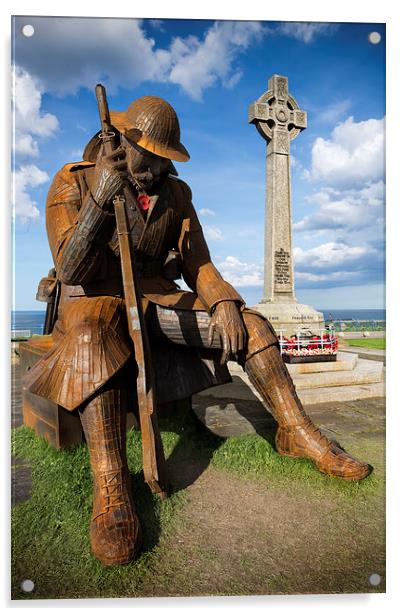 Seaham sculpture 1101 Acrylic by Kevin Tate