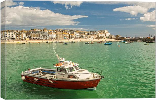 St Ives Cornwall Canvas Print by Clive Eariss
