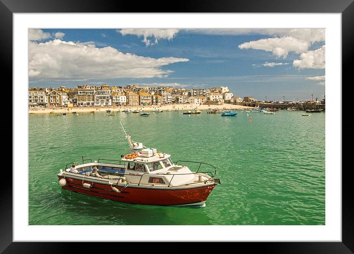 St Ives Cornwall Framed Mounted Print by Clive Eariss