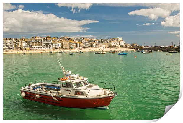 St Ives Cornwall Print by Clive Eariss