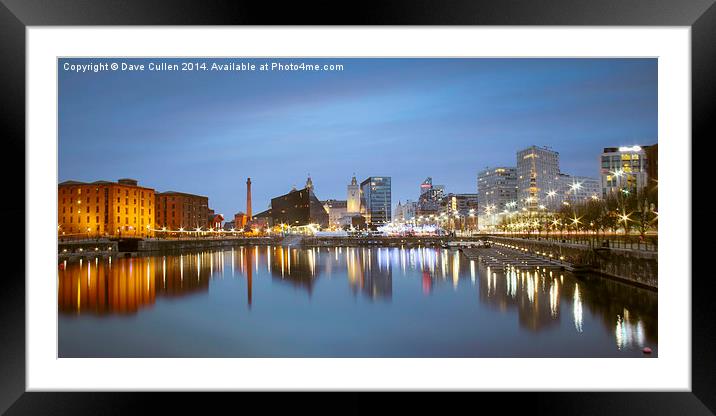 Salthouse Dock Framed Mounted Print by Dave Cullen