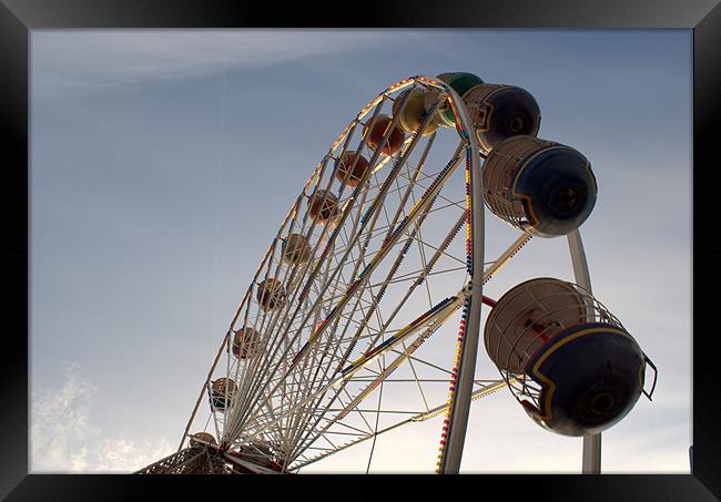 Fairground Ride Framed Print by Ian Eve