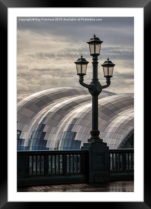 Lamp on the Tyne Bridge Framed Mounted Print by Ray Pritchard