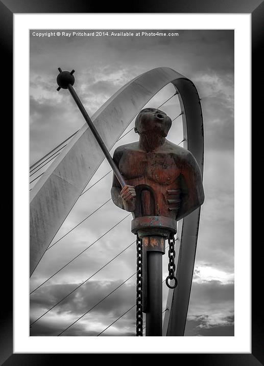 River God and the Arch Framed Mounted Print by Ray Pritchard