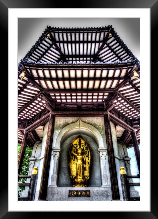 The Pagoda Framed Mounted Print by David Pyatt