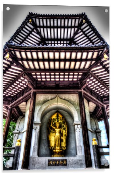 The Pagoda Acrylic by David Pyatt