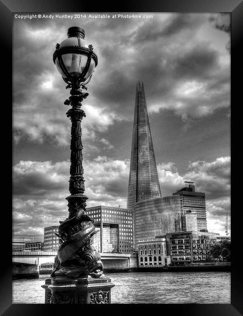 The Shard Framed Print by Andy Huntley