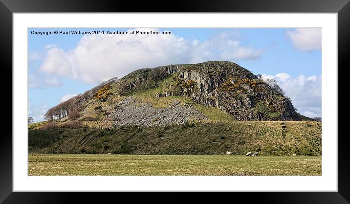 Loudoun Hill, Ayrshire Framed Mounted Print by Paul Williams