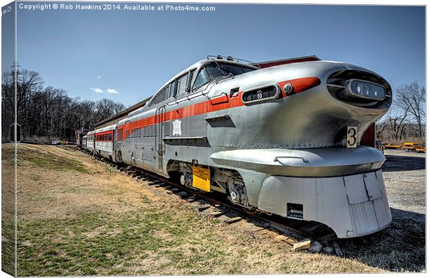 Train of the Future Canvas Print by Rob Hawkins