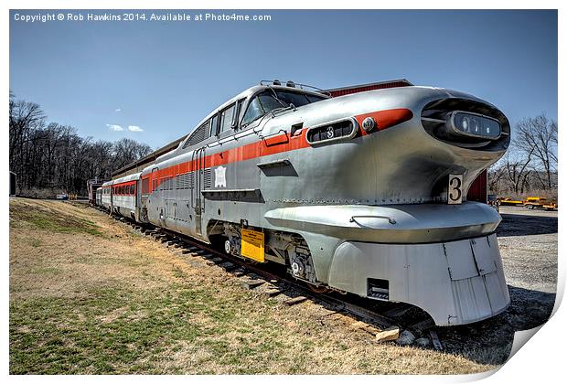Train of the Future Print by Rob Hawkins