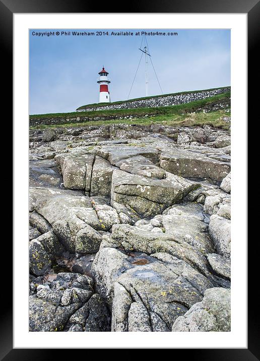 Torshavn Lighthouse Framed Mounted Print by Phil Wareham