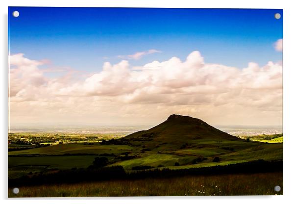 Roseberry Topping Acrylic by Kev Alderson