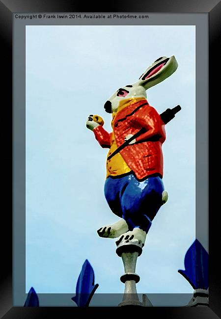 The March Hare in artistic format Framed Print by Frank Irwin
