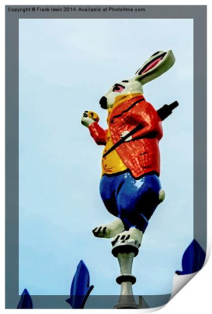 The March Hare in artistic format Print by Frank Irwin