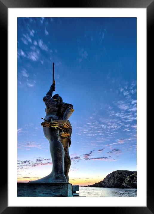 Ilfracombe sunrise Framed Mounted Print by Dave Wilkinson North Devon Ph