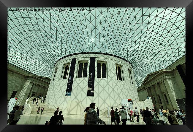 British museum roof Framed Print by John Hastings