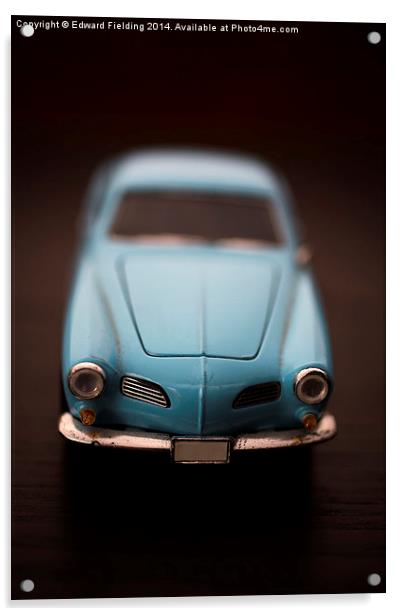 Toy Car Acrylic by Edward Fielding