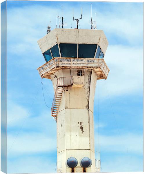 Control tower Canvas Print by Victor Burnside