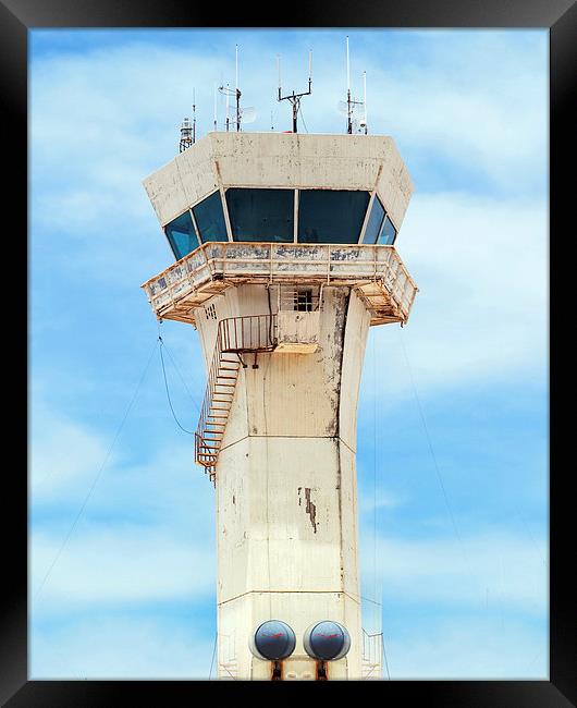 Control tower Framed Print by Victor Burnside