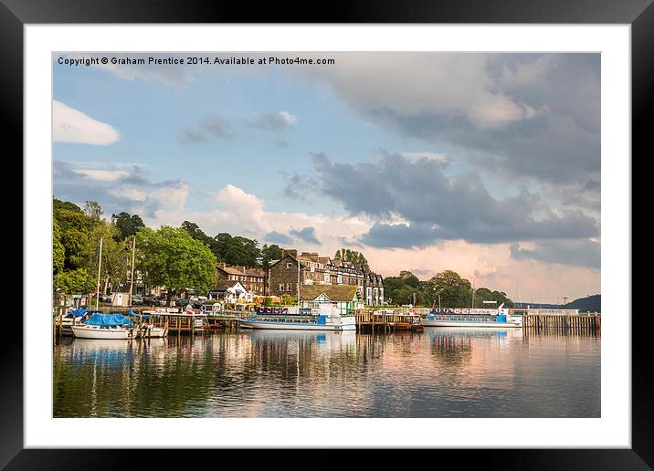 Evening on Lake Windermere Framed Mounted Print by Graham Prentice