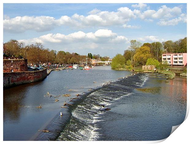 The River Dee, Chester Print by Ian Jackson