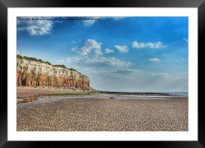 Old Hunstanton Beach, Norfolk Framed Mounted Print by Jacqui Farrell