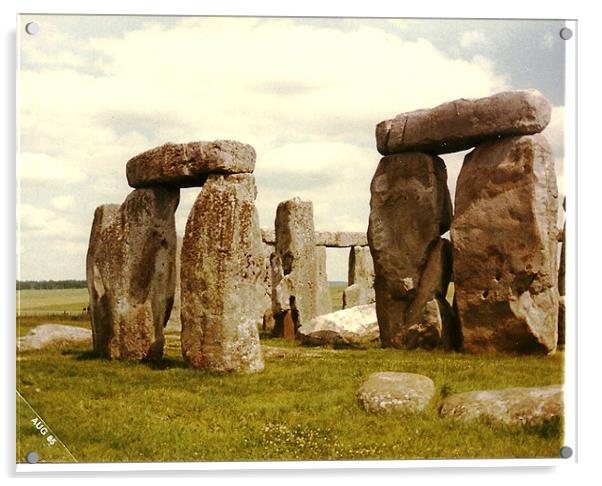 Stonehenge Acrylic by Diane Brause