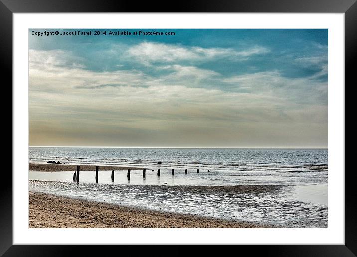 Brancaster Beach North Norfolk Framed Mounted Print by Jacqui Farrell