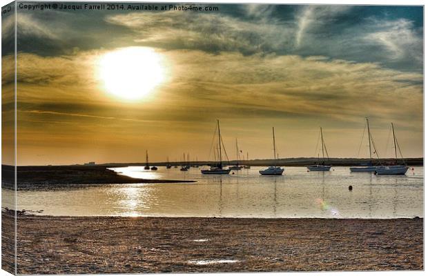 Brancaster Staithe North Norfolk Canvas Print by Jacqui Farrell
