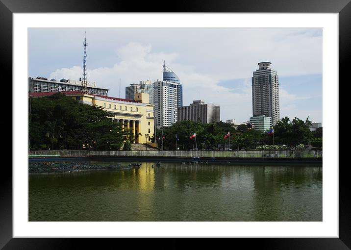 Luneta Park Framed Mounted Print by Eduardo Wee