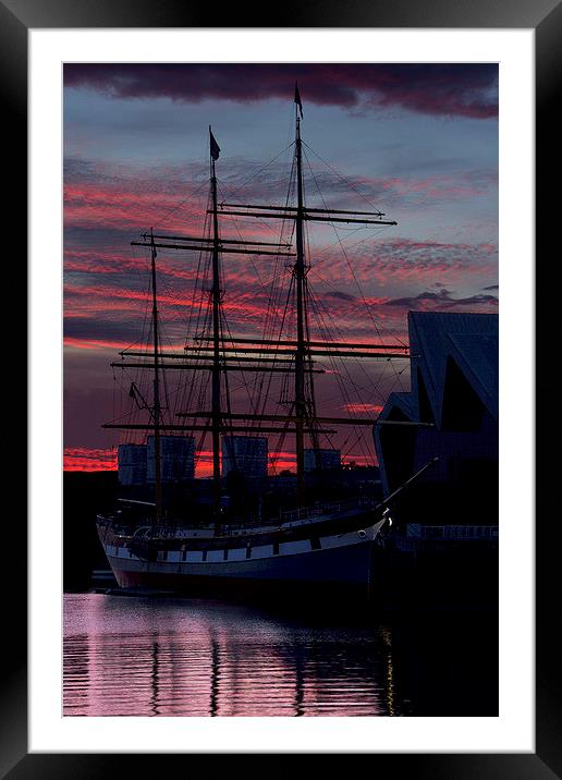 The Tall Ship Glenlee, Glasgow 2014 Framed Mounted Print by Alan Baird