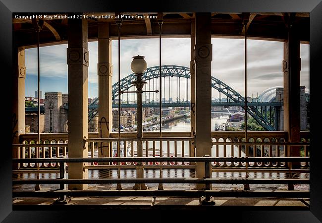 View from The High Level Framed Print by Ray Pritchard