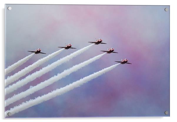 Red Arrows Acrylic by Dean Messenger