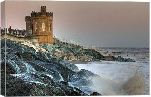 Withernsea Storm Canvas Print by Martin Parkinson