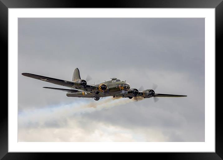 B17 Flying Fortress Framed Mounted Print by Dean Messenger