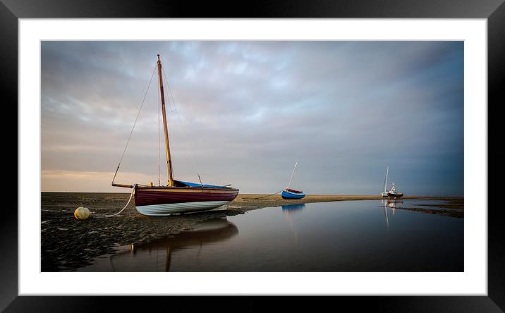the boats Framed Mounted Print by Tomasz Ruban