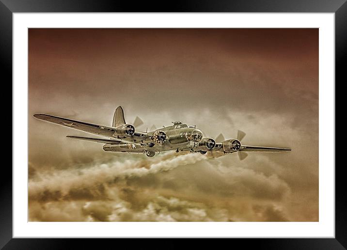 B17 Flying Fortress Framed Mounted Print by Dean Messenger