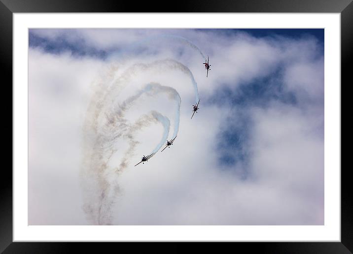 The Blades Aerobatic Team Framed Mounted Print by Dean Messenger