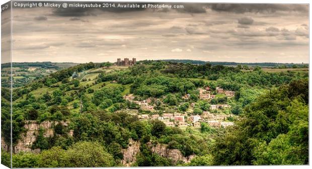 View From Heights Of Abraham Canvas Print by rawshutterbug 