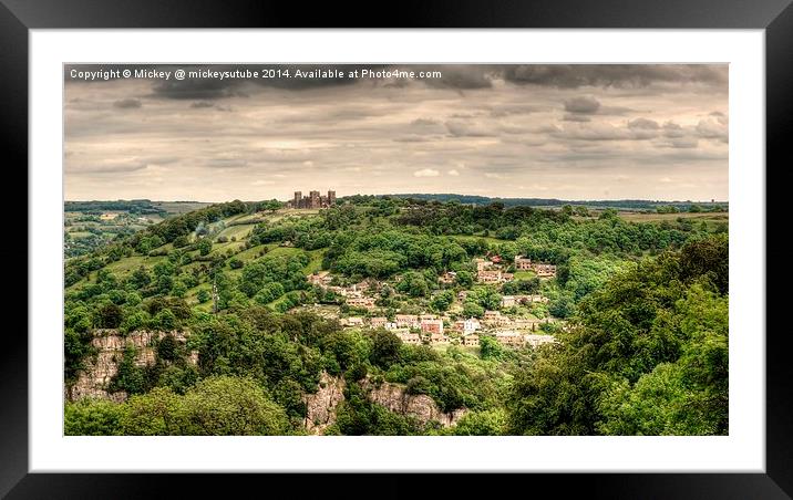 View From Heights Of Abraham Framed Mounted Print by rawshutterbug 
